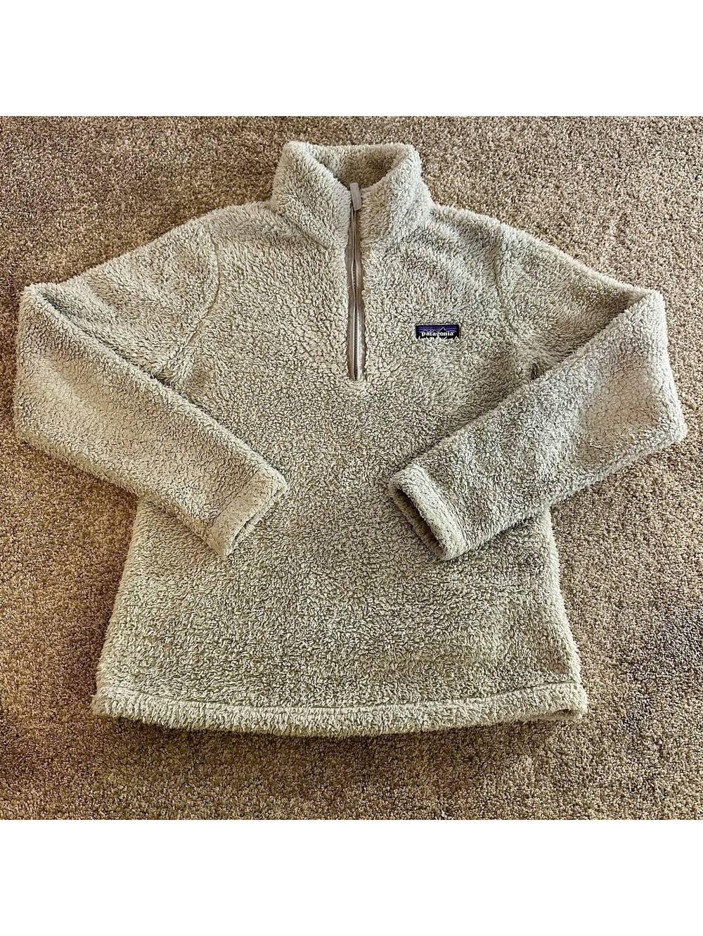 Patagonia Women's Size Small Gray Los Gatos 1/4 Zip Fleece Pullover Jacket